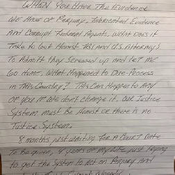 Joe Exotic Letter When you have Evidence