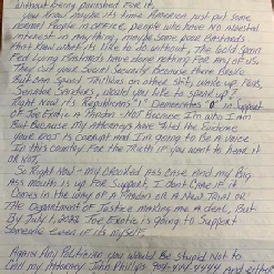 Joe Exotic Letter Politics Everyone Should Pay